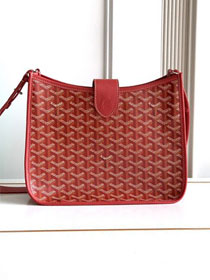 Goyard original canvas musette pm bag GY0145 red