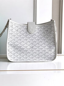 Goyard original canvas musette pm bag GY0145 white