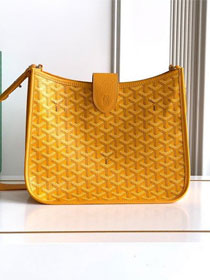 Goyard original canvas musette pm bag GY0145 yellow