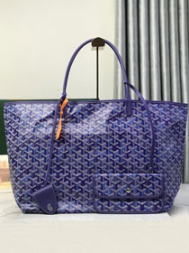 Goyard original canvas saint louis GM bag GY0083 blueberry purple