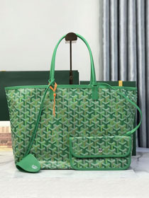 Goyard original canvas saint louis PM bag GY0082 meadow green