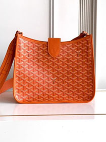 Goyard original canvas musette pm bag GY0145 orange