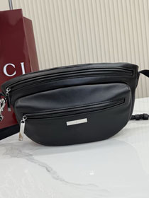 GG original calfskin tag medium crossbody bag 875826 black