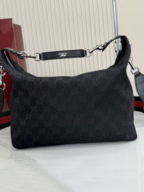 GG original canvas brera medium crossbody bag 866938 black