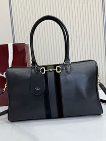 GG original calfskin borsetto large boston bag 866734 black